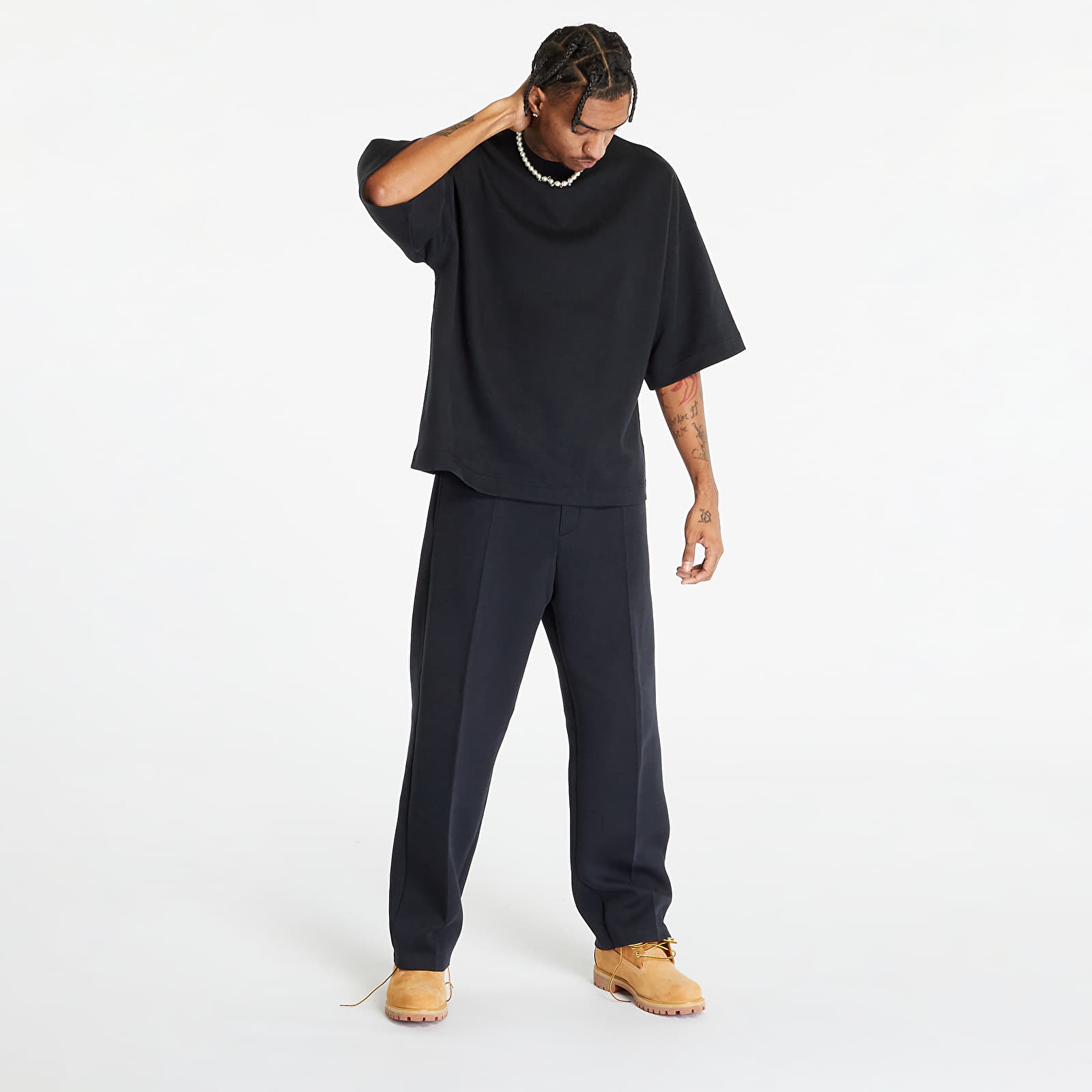 Tričká Nike Tech Fleece Short-Sleeve Top Black