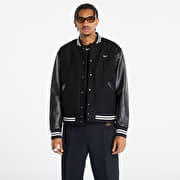 Bomber Jackets Nike Authentics Men s Varsity Jacket Black White