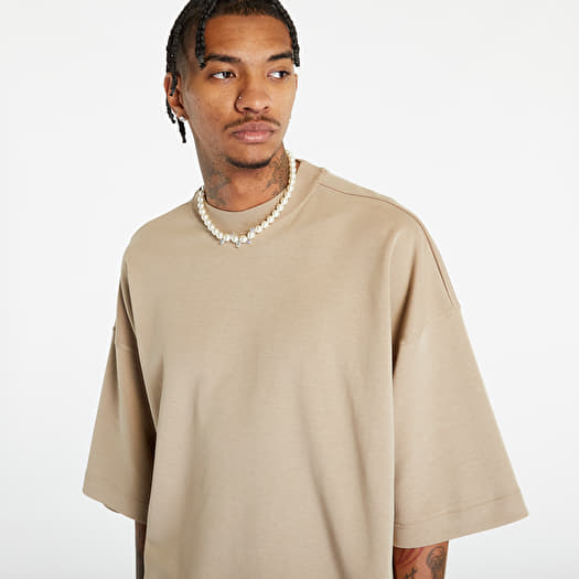 T shirts Nike Sportswear Tech Fleece Short Sleeve Tee Khaki Footshop