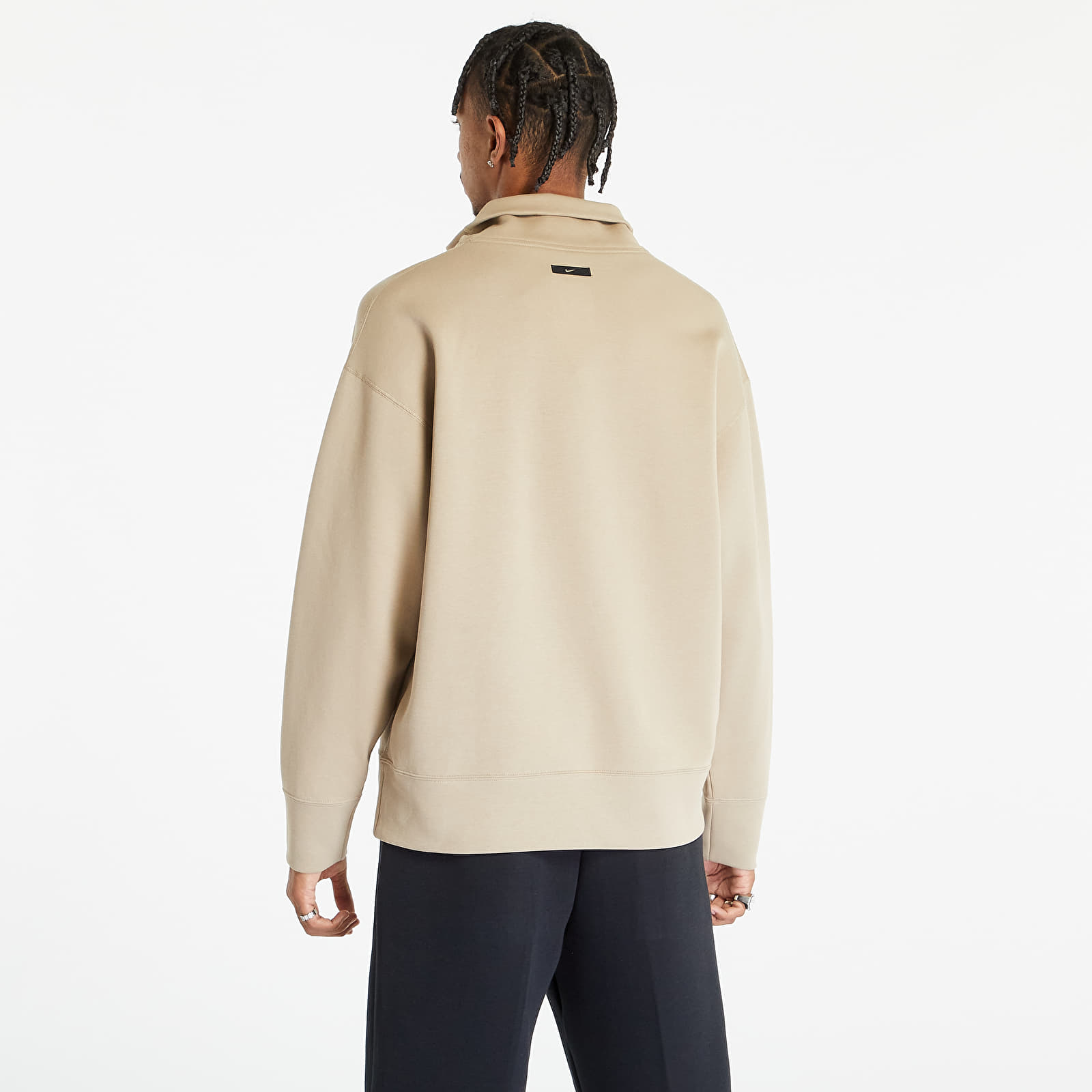 Bluzy Nike Tech Fleece Men's Turtle Neck Khaki