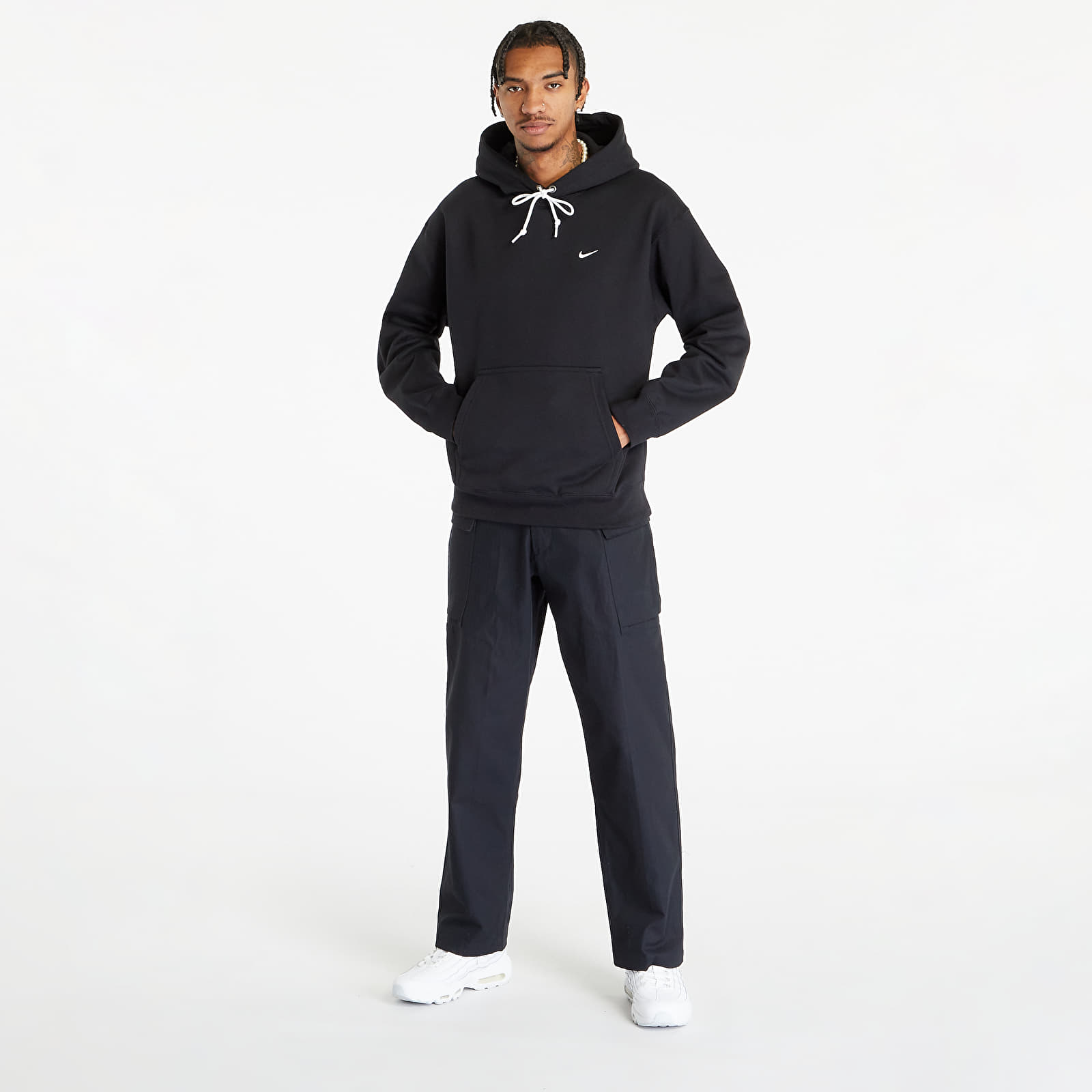 White and black nike jumper top