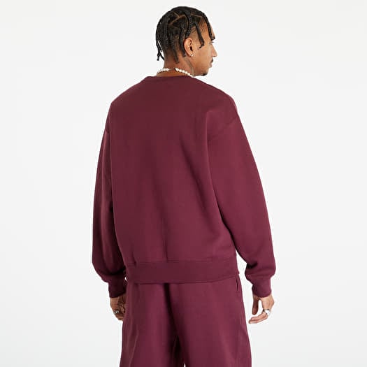 Maroon nike crew neck top sweatshirt