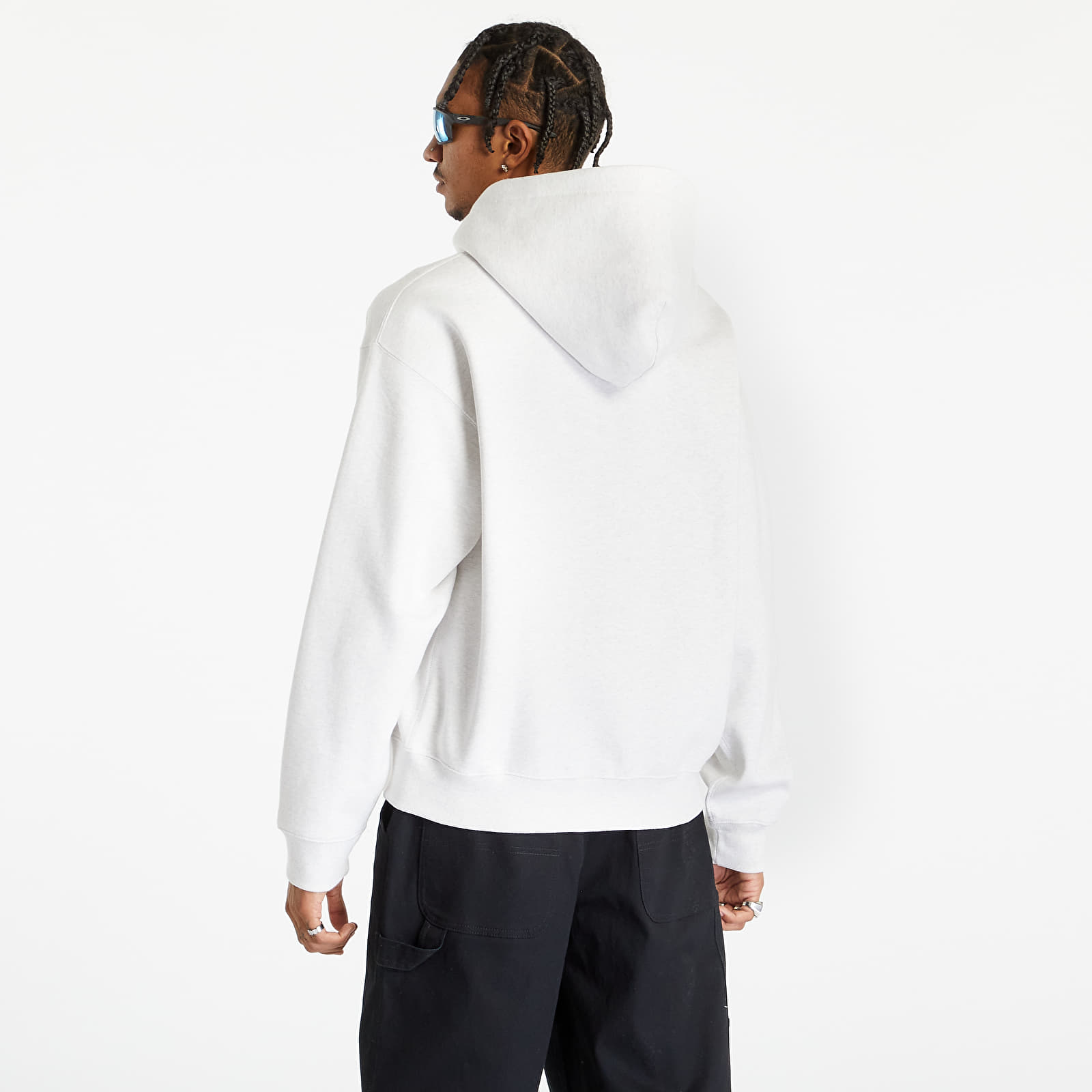 Kapucnis pulóverek és pulcsik Nike Solo Swoosh Full-Zip Hoodie Birch Heather/ White