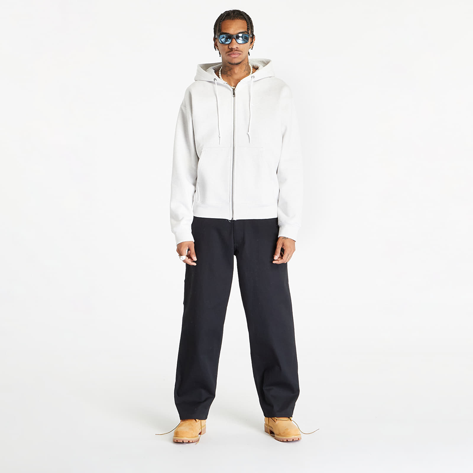 Hoodies and sweatshirts Nike Solo Swoosh Full Zip Hoodie Birch