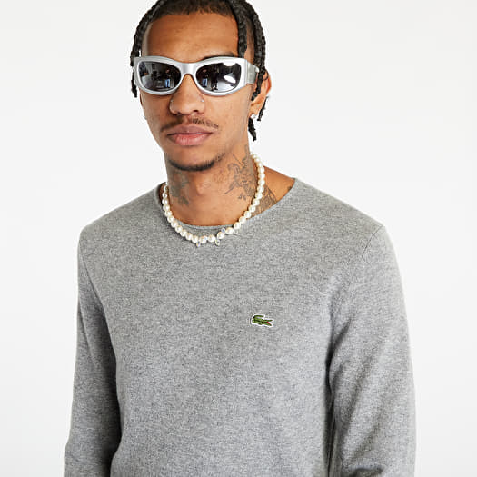 Sweaters Comme des Garcons SHIRT x Lacoste Knit Sweater Grey Footshop