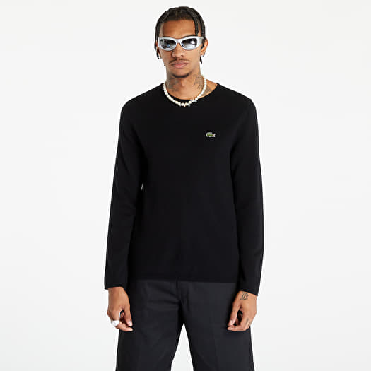 Sueteres Comme des Garcons SHIRT x Lacoste Knit Sweater Black Footshop