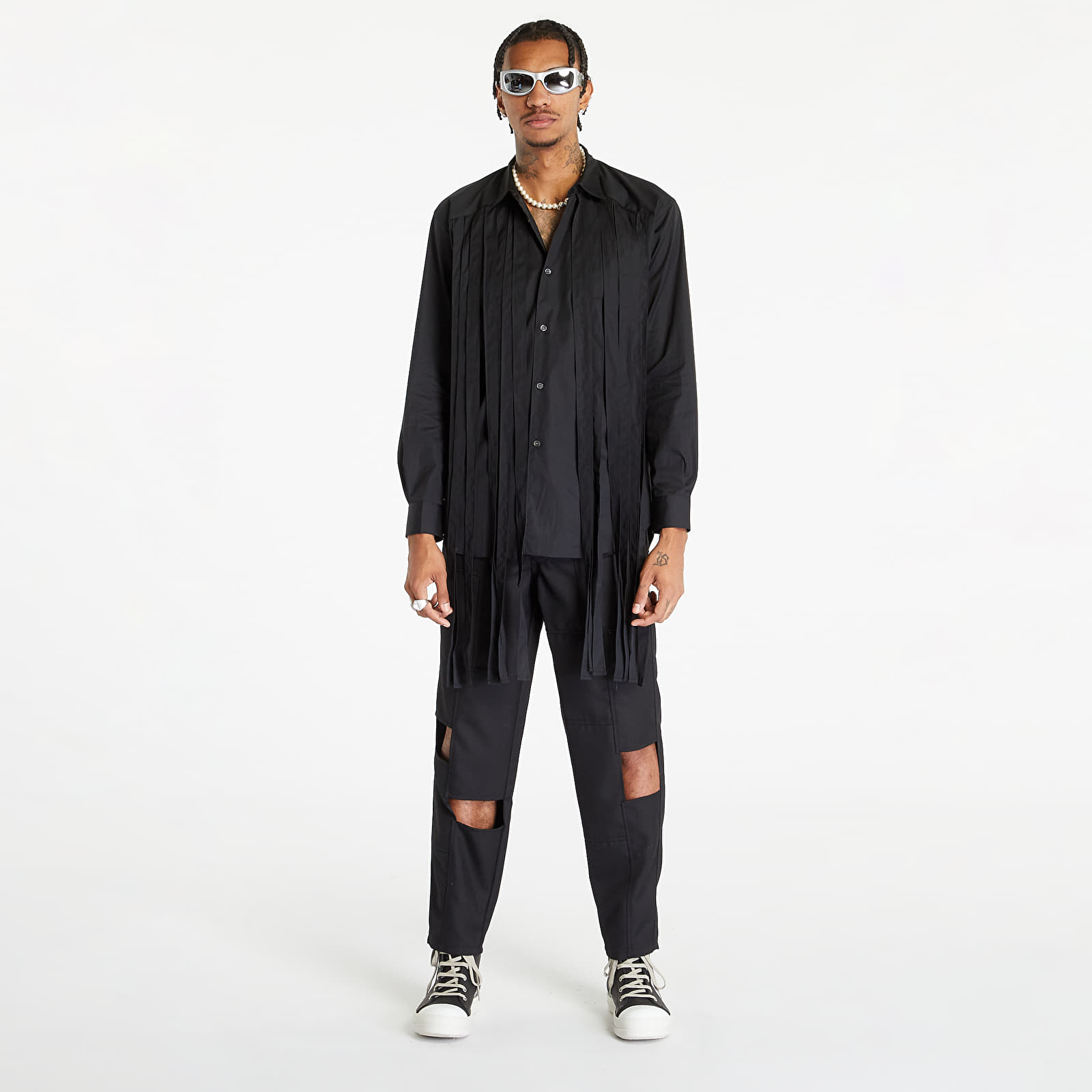 Püksid Comme des Garçons SHIRT Woven Pants Black