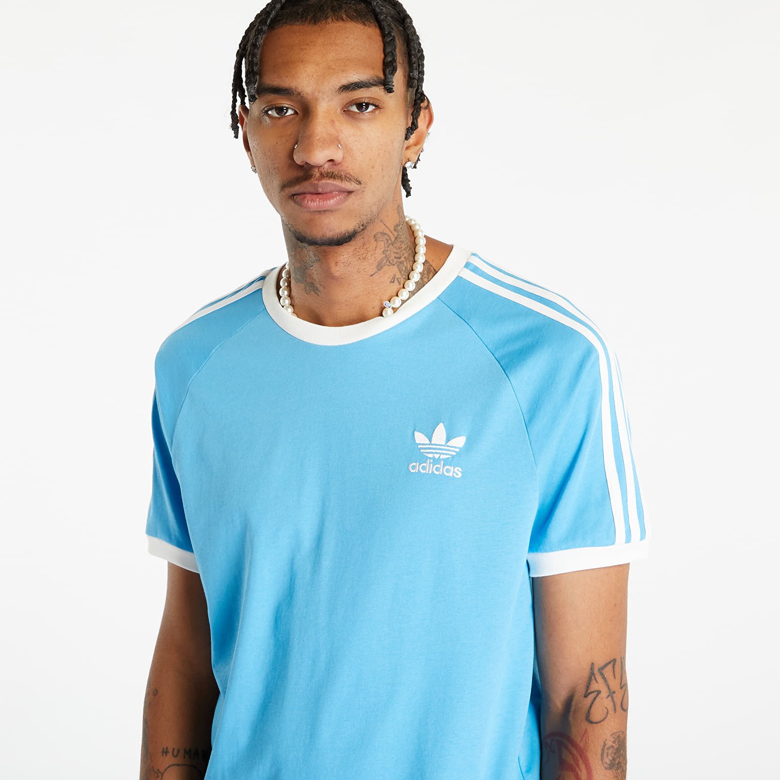 T-shirts adidas Adicolor Classics Trace T-Shirt App Sky Rush