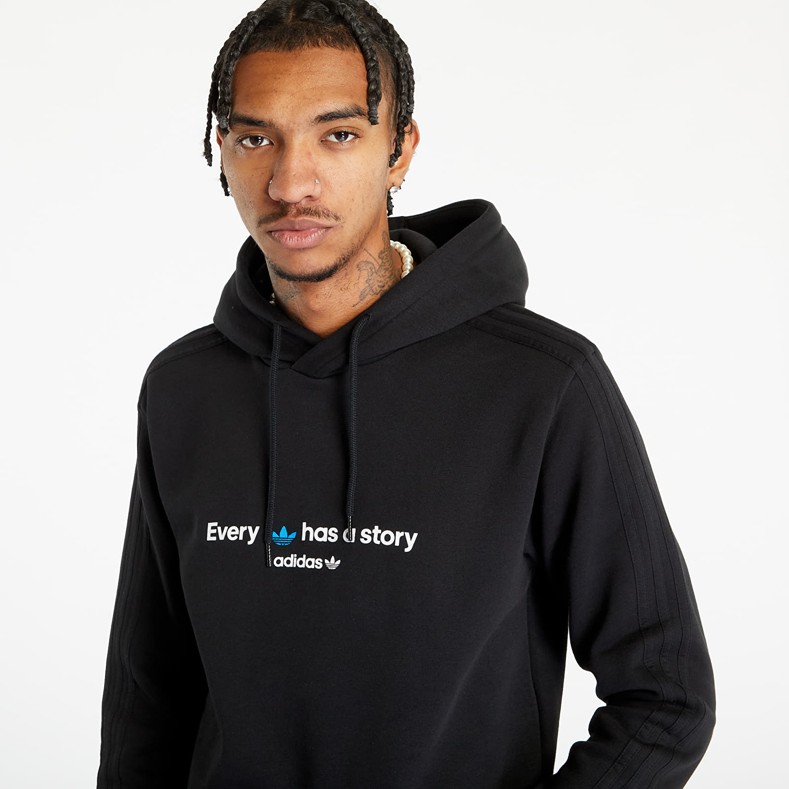 Mikiny adidas Graphics Common Memory Hoodie Black