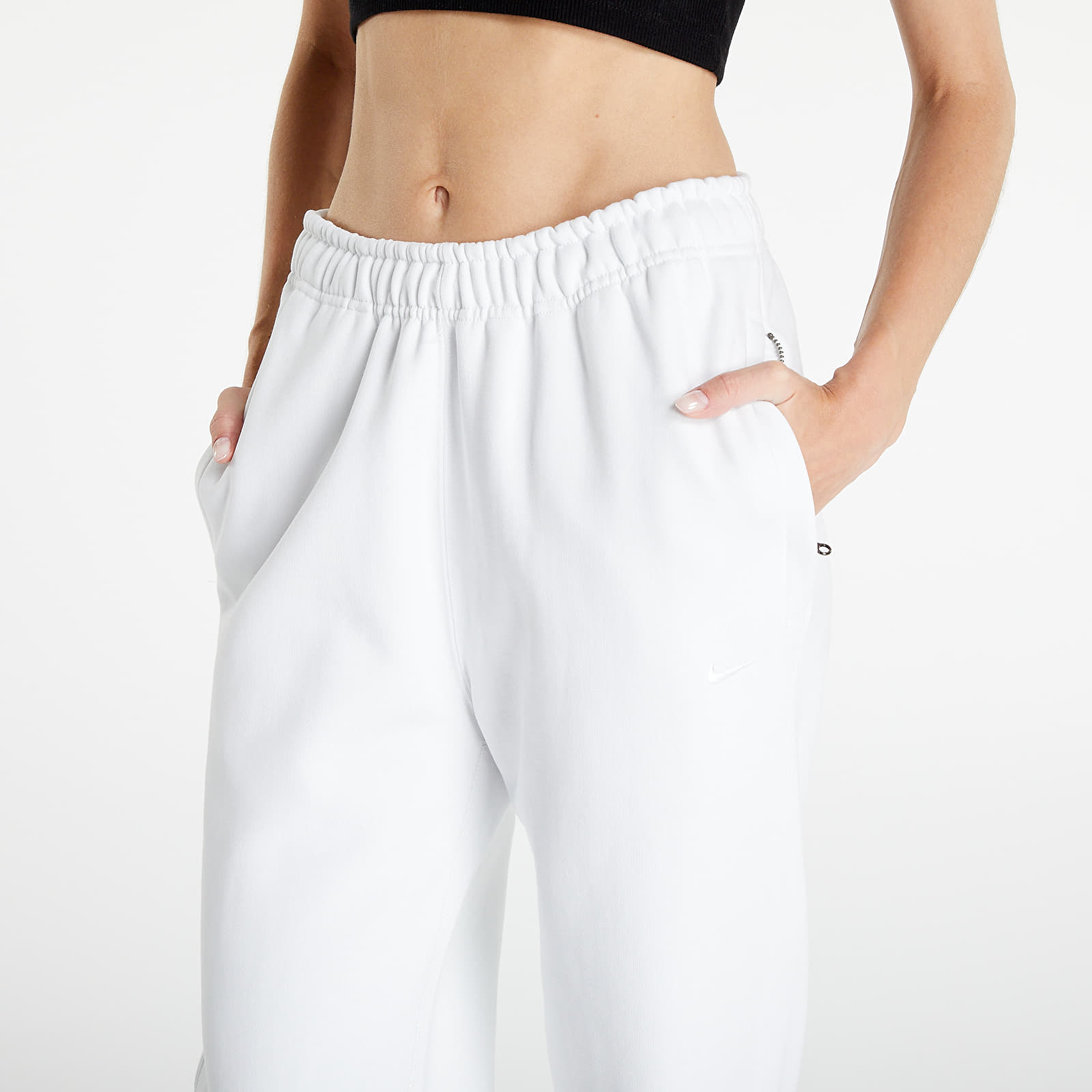 Pantaloni della tuta Nike Sportswear NRG Solo Swoosh Fleece Pant Summit White/White