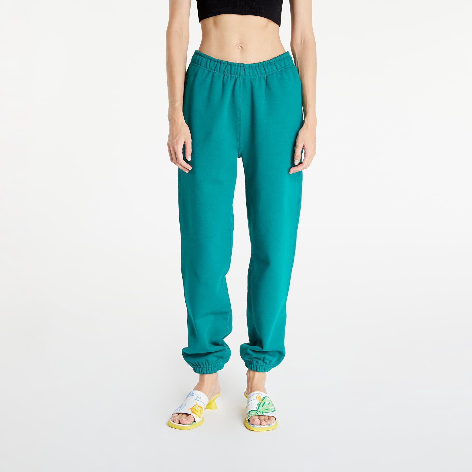 Jogger Pants Nike Sportswear NRG Solo Swoosh Fleece Pant Mystic Green/White