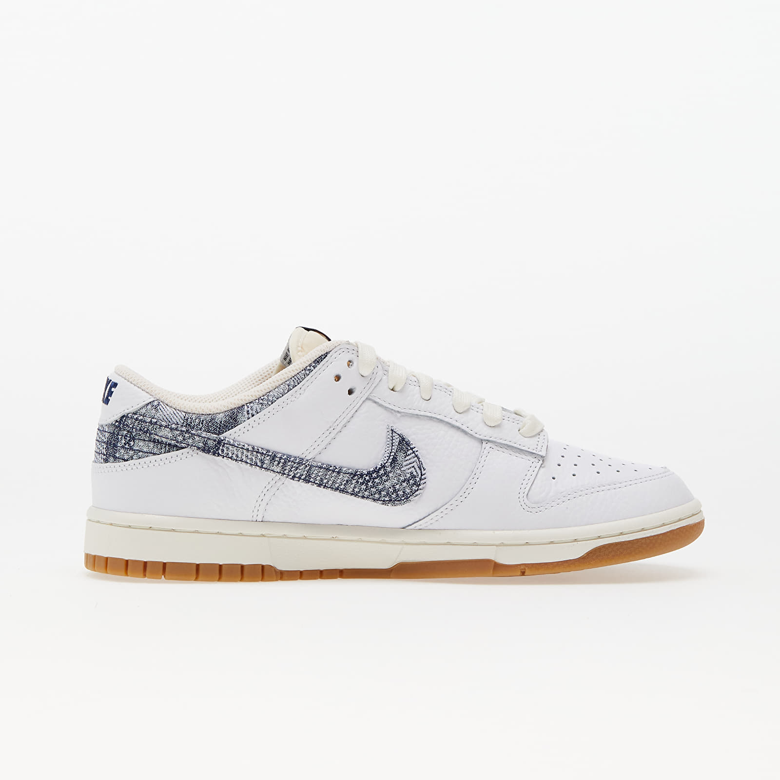 Férfi cipők Nike Dunk Low White/ Midnight Navy-Gym Red-Sail
