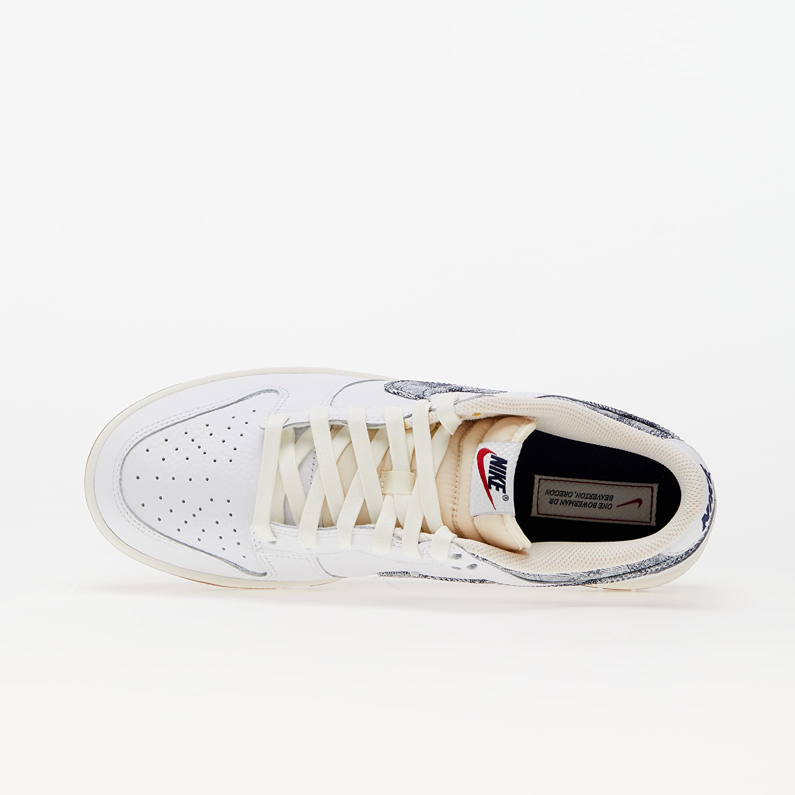 Férfi cipők Nike Dunk Low White/ Midnight Navy-Gym Red-Sail