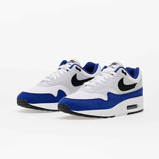 Chaussures et baskets homme Nike Air Max 1 White/ Black-Deep Royal Blue |  Footshop
