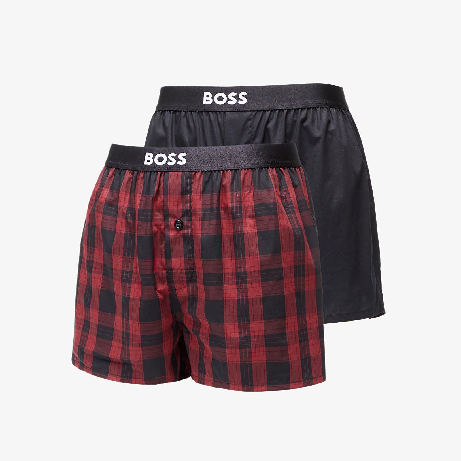 Hugo boss woven boxer shorts discount