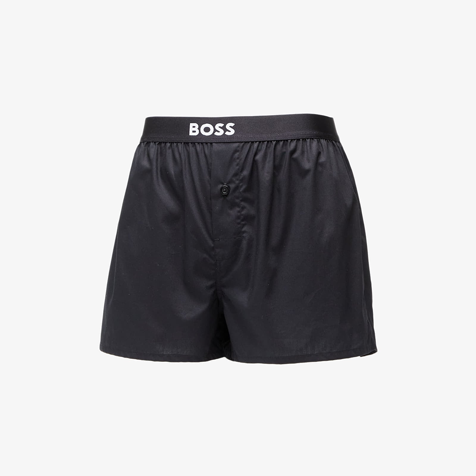 Trenky Hugo Boss Woven Boxer Shorts 2-Pack Black