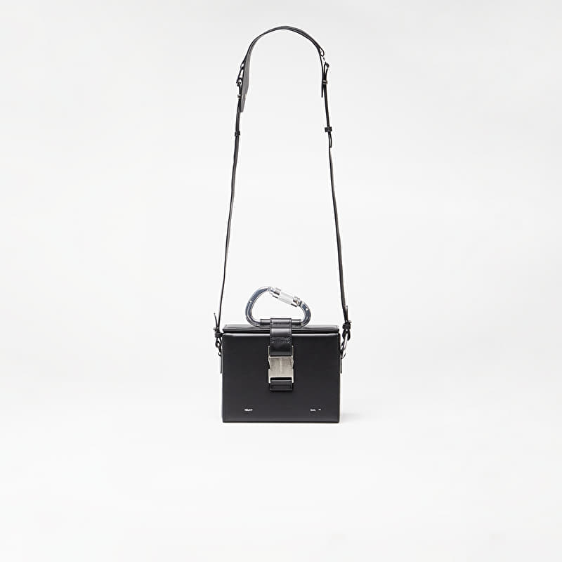Crossbody bags HELIOT EMIL Leather Carabiner Box Bag Black