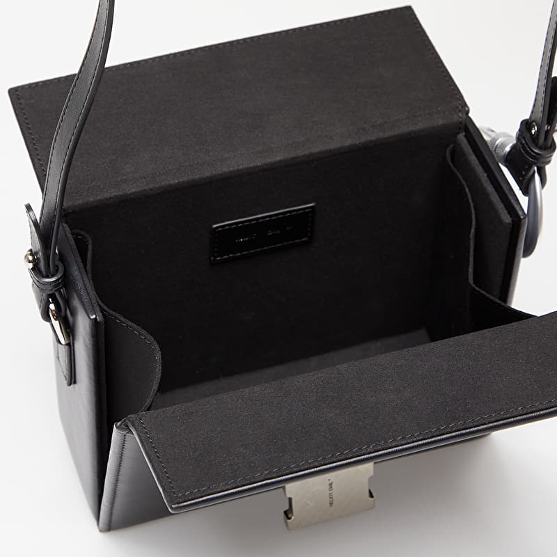 Crossbody bags HELIOT EMIL Leather Carabiner Box Bag Black