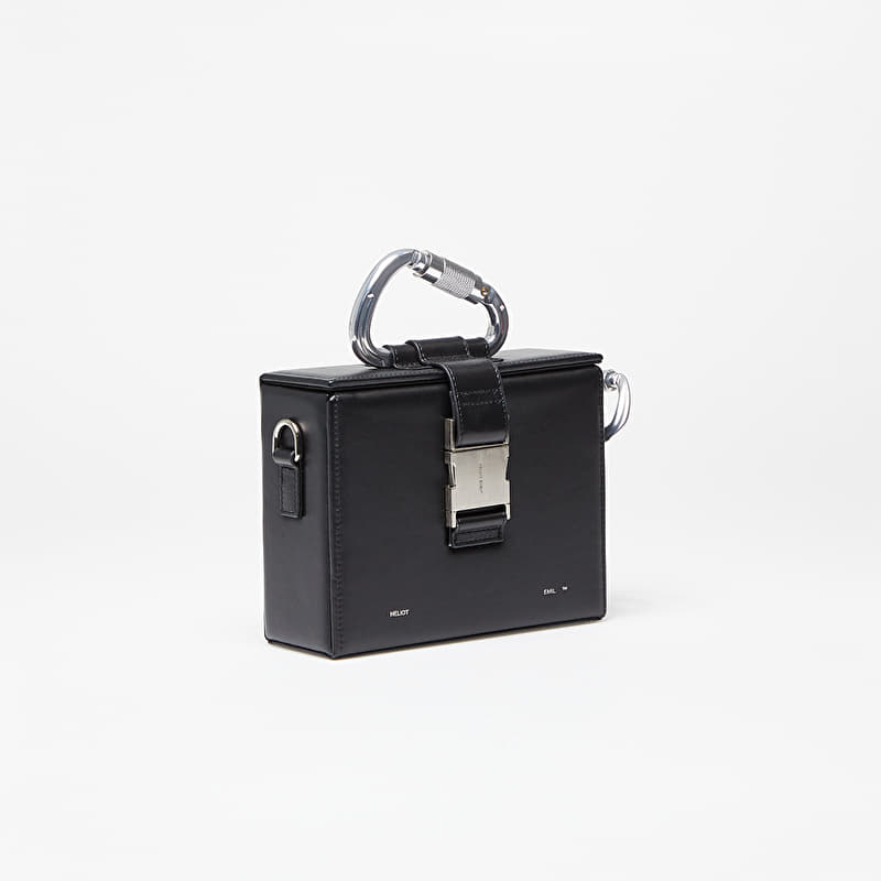 Crossbody bags HELIOT EMIL Leather Carabiner Box Bag Black