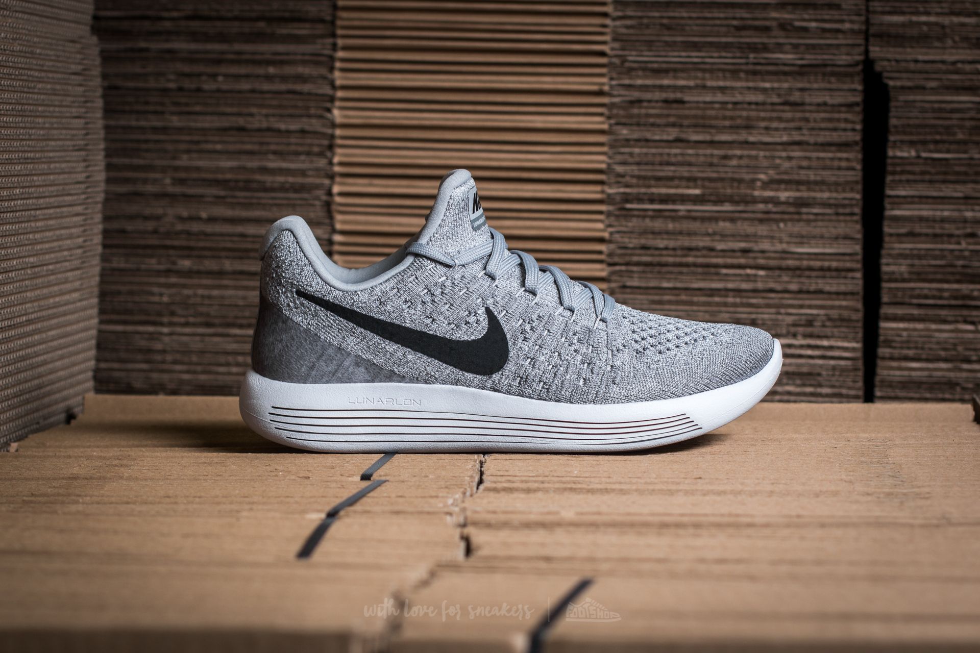 Damesschoenen Nike W Lunarepic Low Flyknit 2 Wolf Grey/ Black-Cool Grey