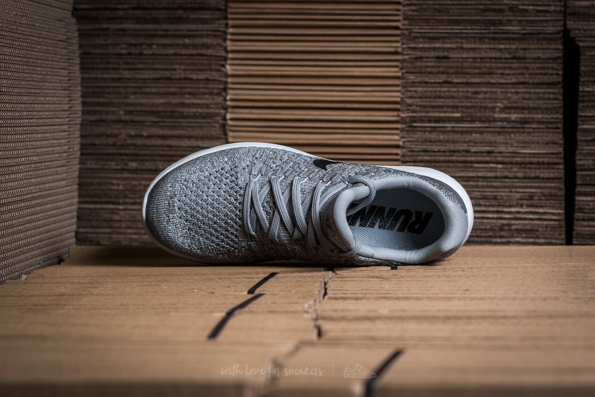 Damesschoenen Nike W Lunarepic Low Flyknit 2 Wolf Grey/ Black-Cool Grey
