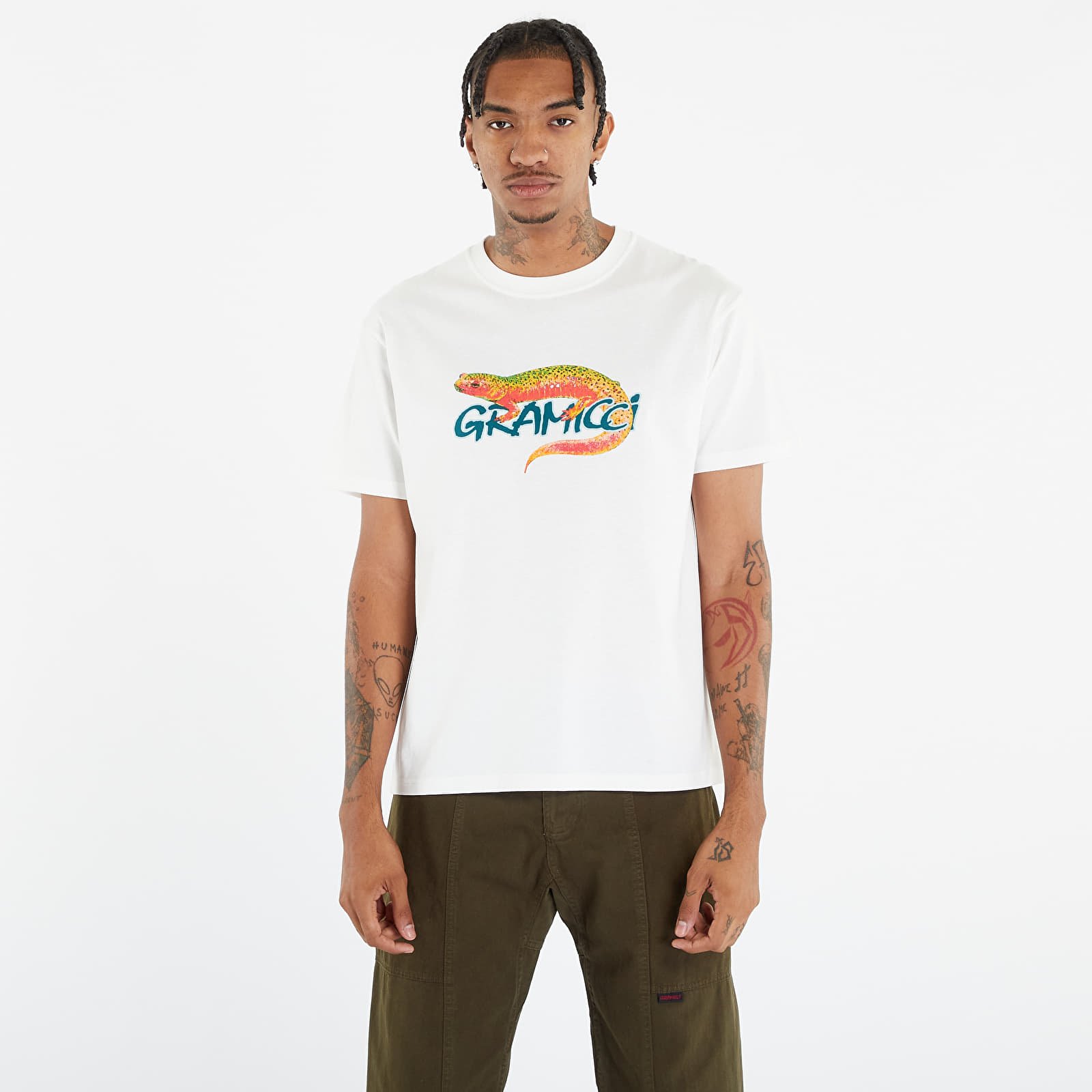 Tricouri  Gramicci Salamander Tee UNISEX White