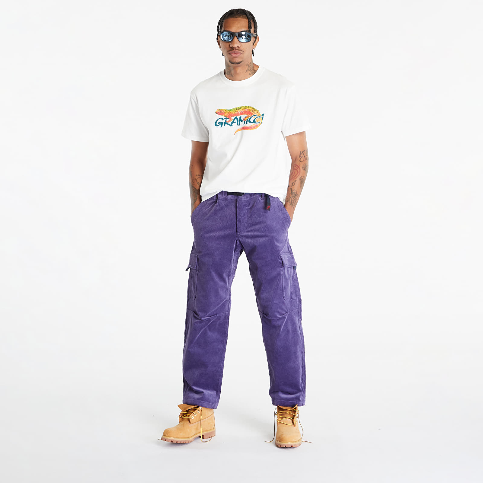 order loose corduroy pants purple Mサイズ Gramicci Corduroy Loose Cargo Pant UNISEX Purple | Footshop