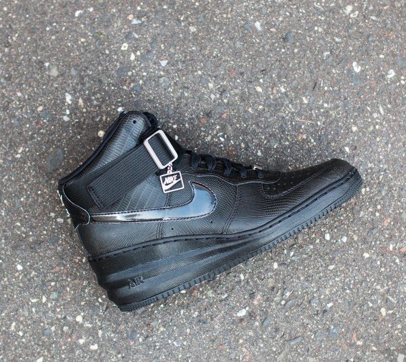 Damen Sneaker und Schuhe Nike WMNS Lunar Force 1 Sky Hi Black/Black-Metallic Silver
