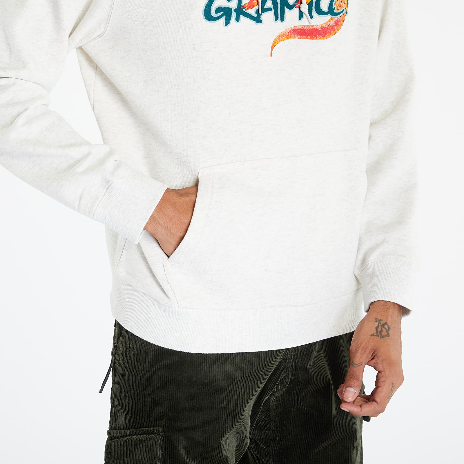 Φούτερ Gramicci Salamander Hooded Sweatshirt UNISEX Ash Heather
