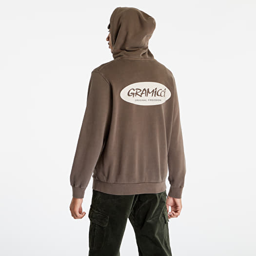 Sweatshirts Gramicci Original Freedom Oval Hooded Sweatshirt UNISEX Brown  Pigment | Footshop