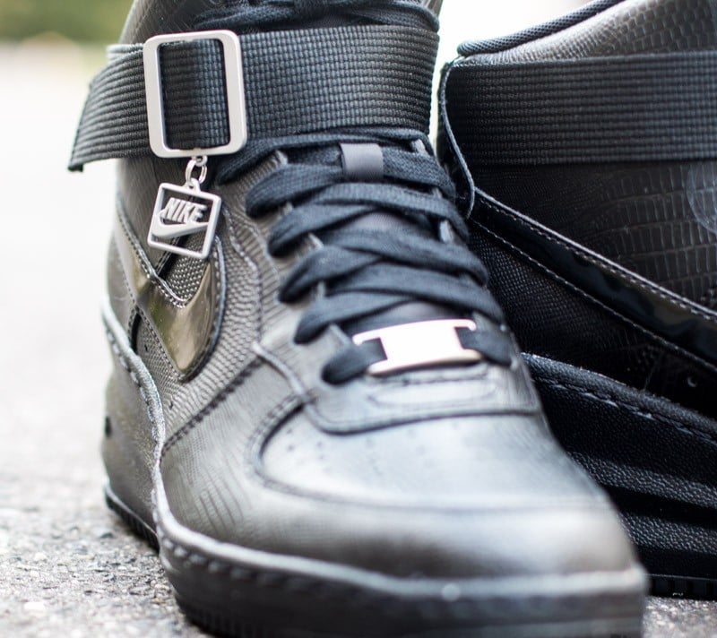 Damen Sneaker und Schuhe Nike WMNS Lunar Force 1 Sky Hi Black/Black-Metallic Silver