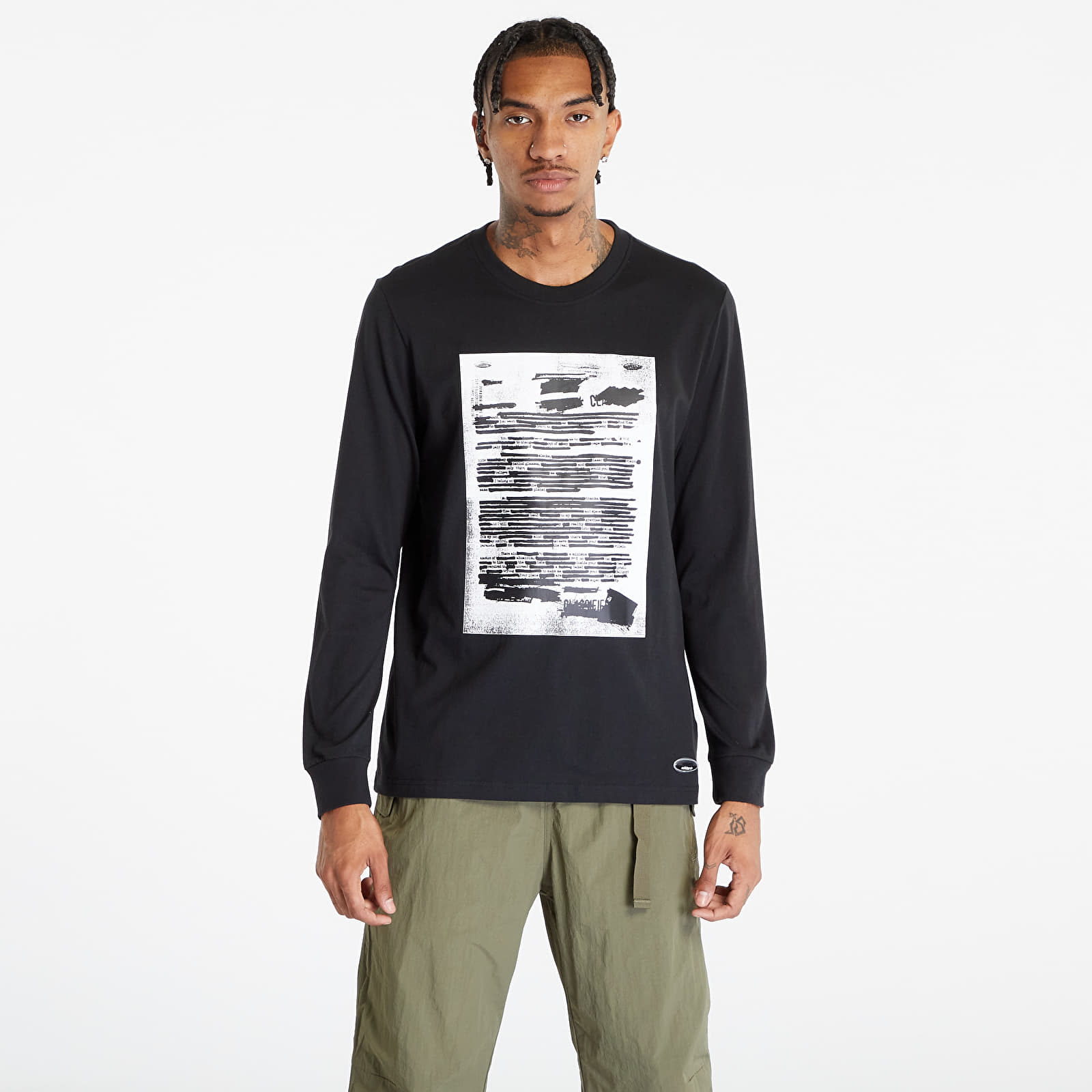 Trička adidas R.Y.V. Graphic Long Sleeve T-Shirt Black