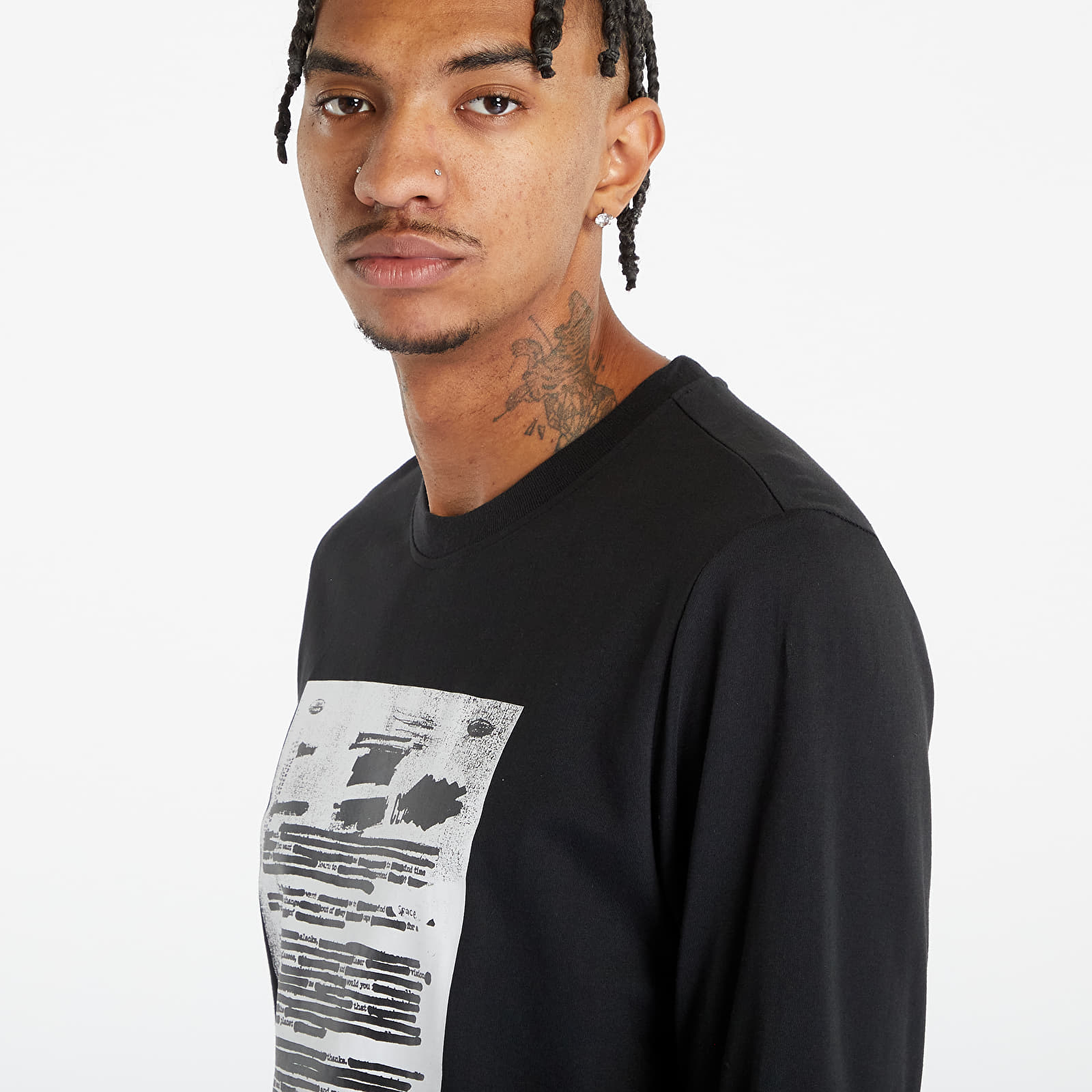 Trička adidas R.Y.V. Graphic Long Sleeve T-Shirt Black