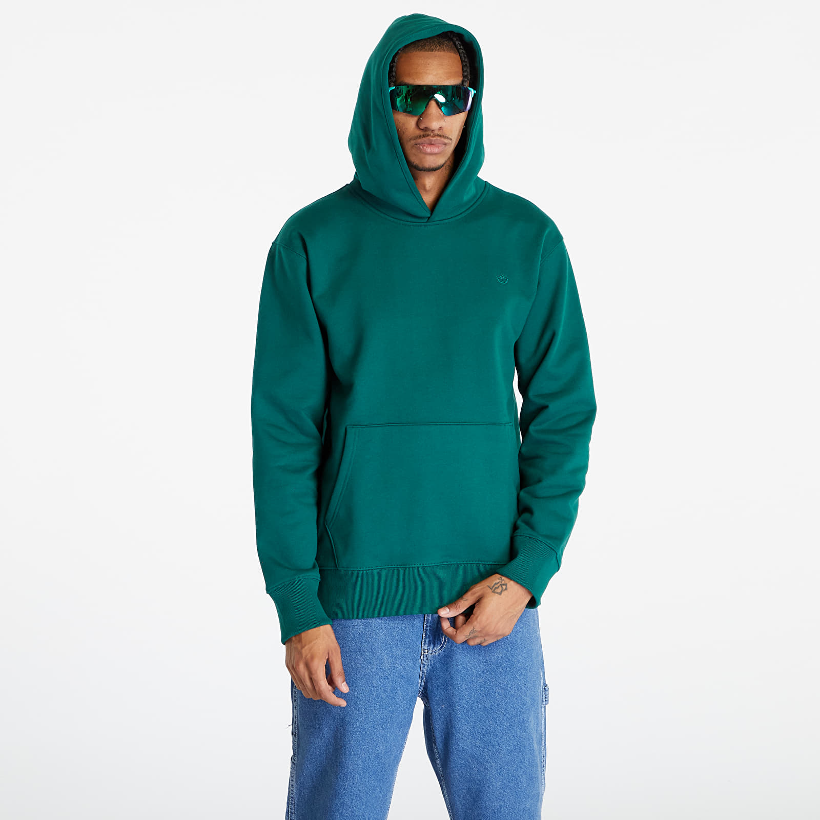 adidas Originals - adicolor contempo hoodie collegiate green