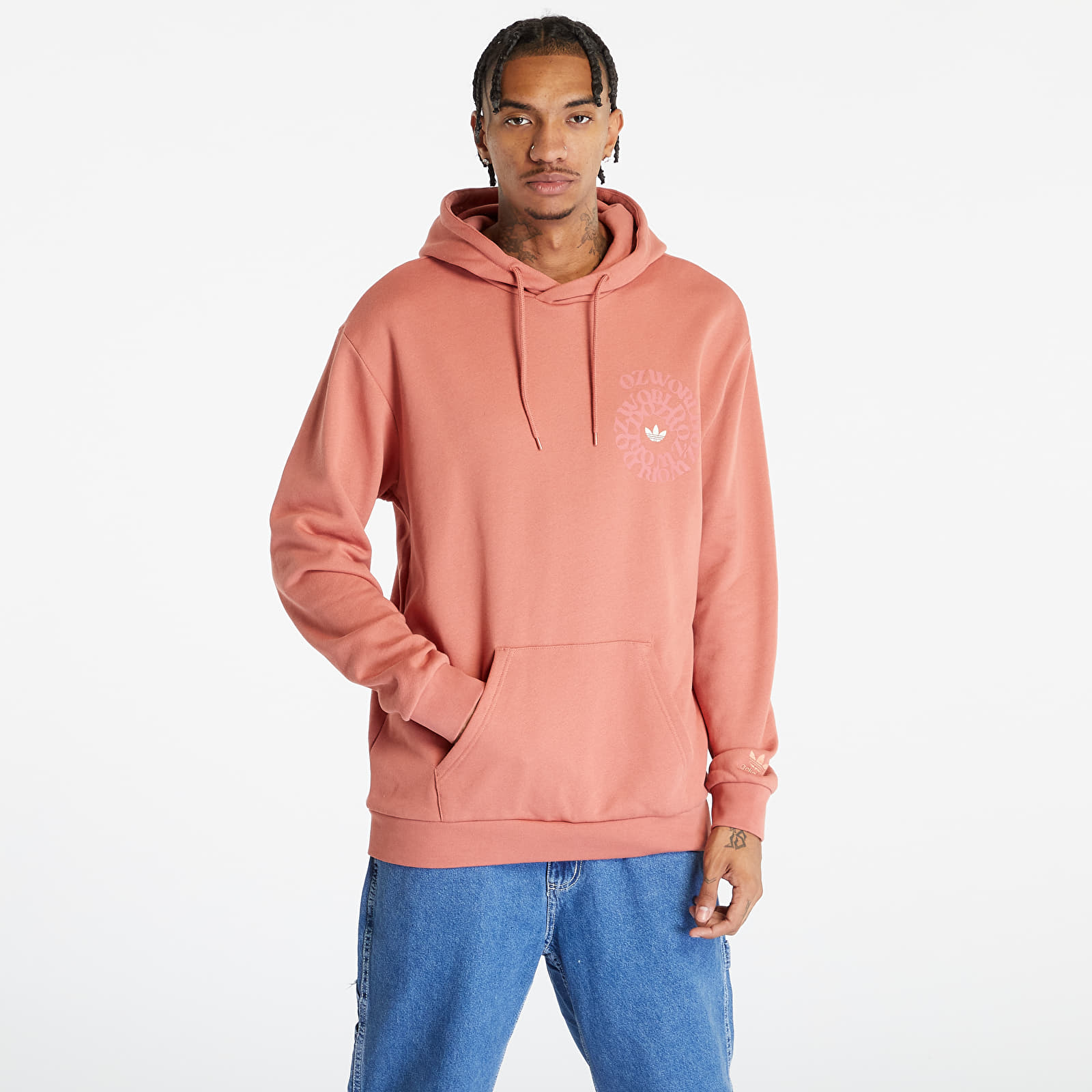Kapucnis pulóverek és pulcsik adidas Ozworld Hoodie Magic Earth