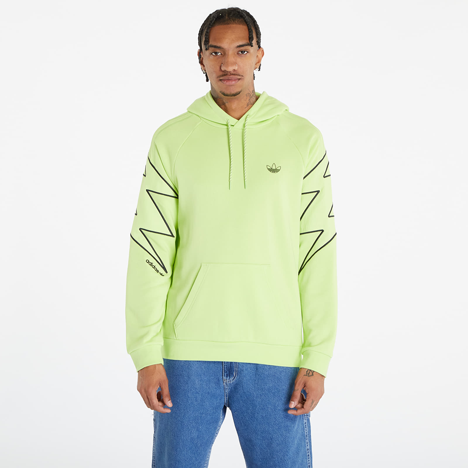 Hoodies and sweatshirts  adidas Lightning Hoodie Pulse Lime