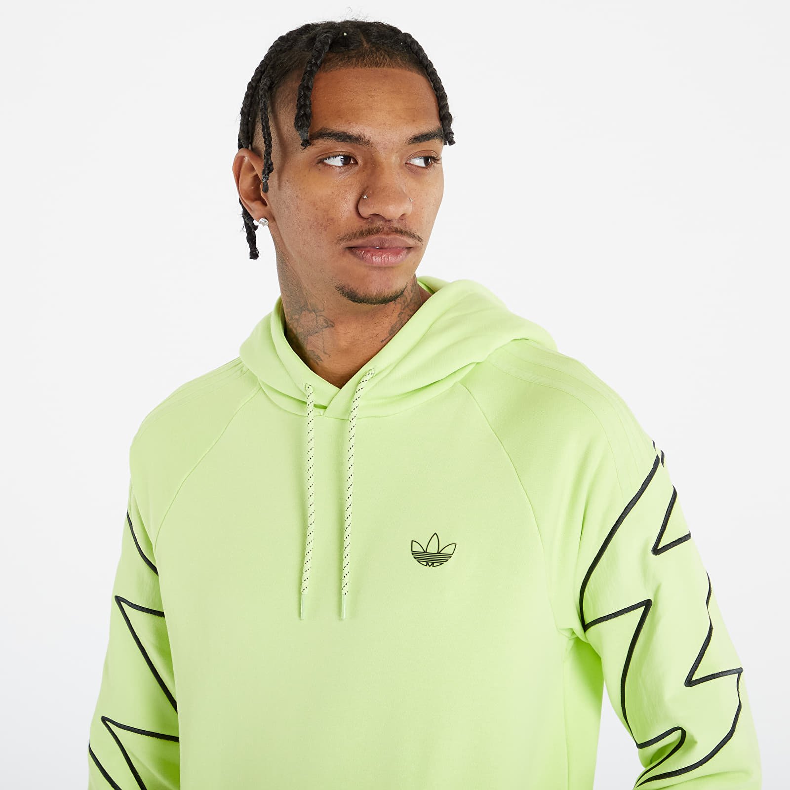 Hoodies and sweatshirts  adidas Lightning Hoodie Pulse Lime