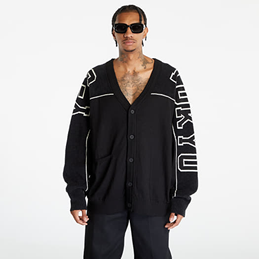 Sweaters Y 3 Graphic Knit Cardigan Black Footshop