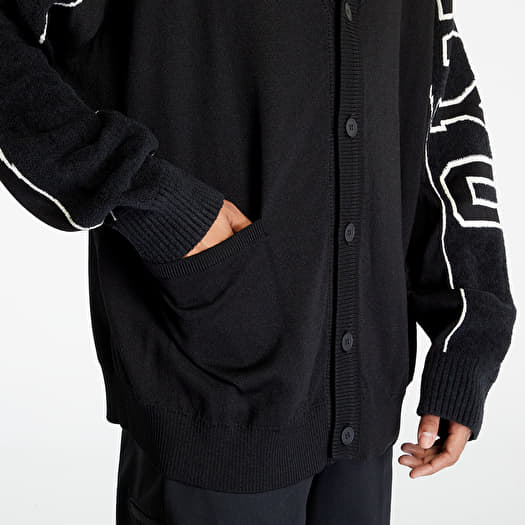 Y-3 Graphic Knit Cardigan Black | Footshop