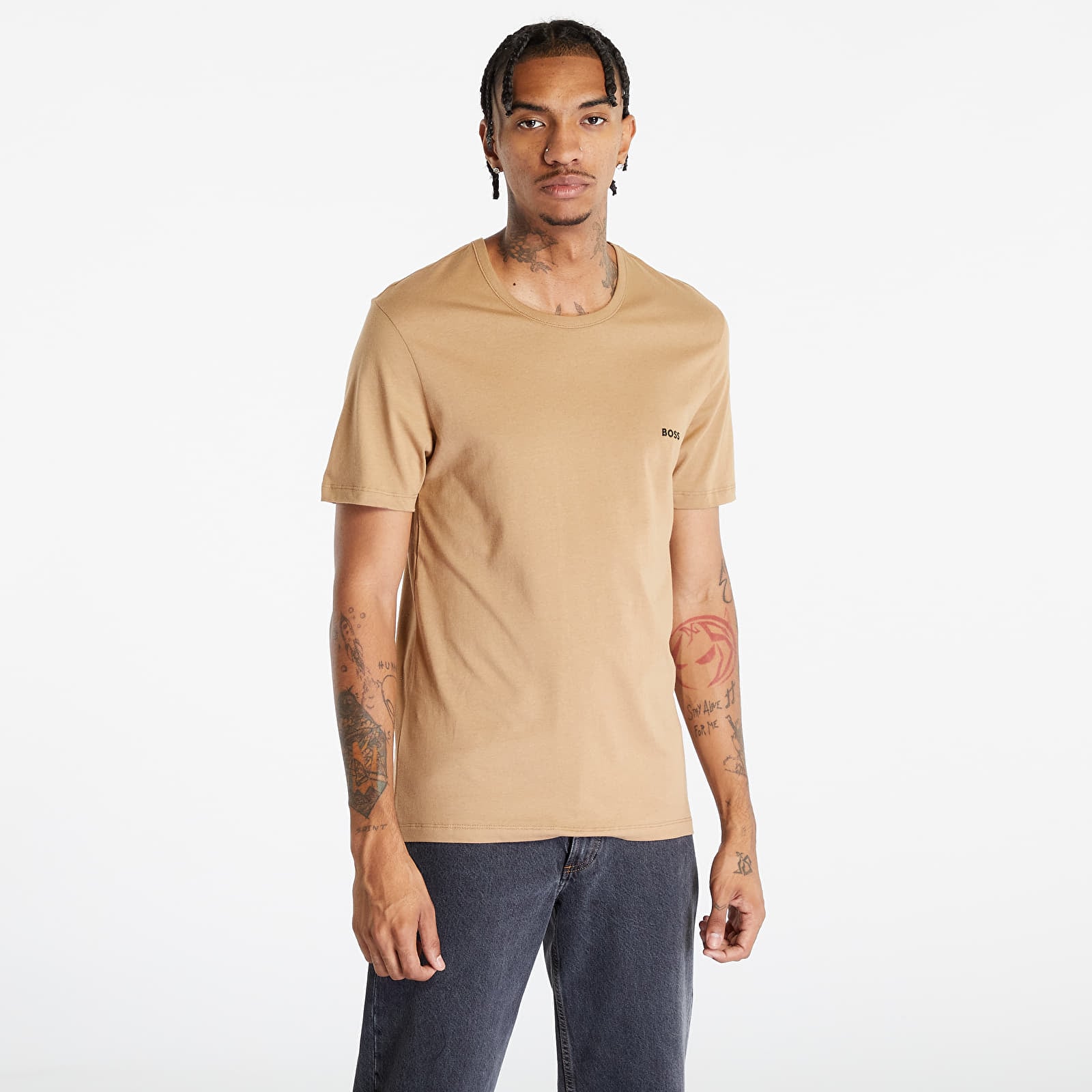 Tričká Hugo Boss T-Shirt 3-Pack Classic Beige/ Black/ White