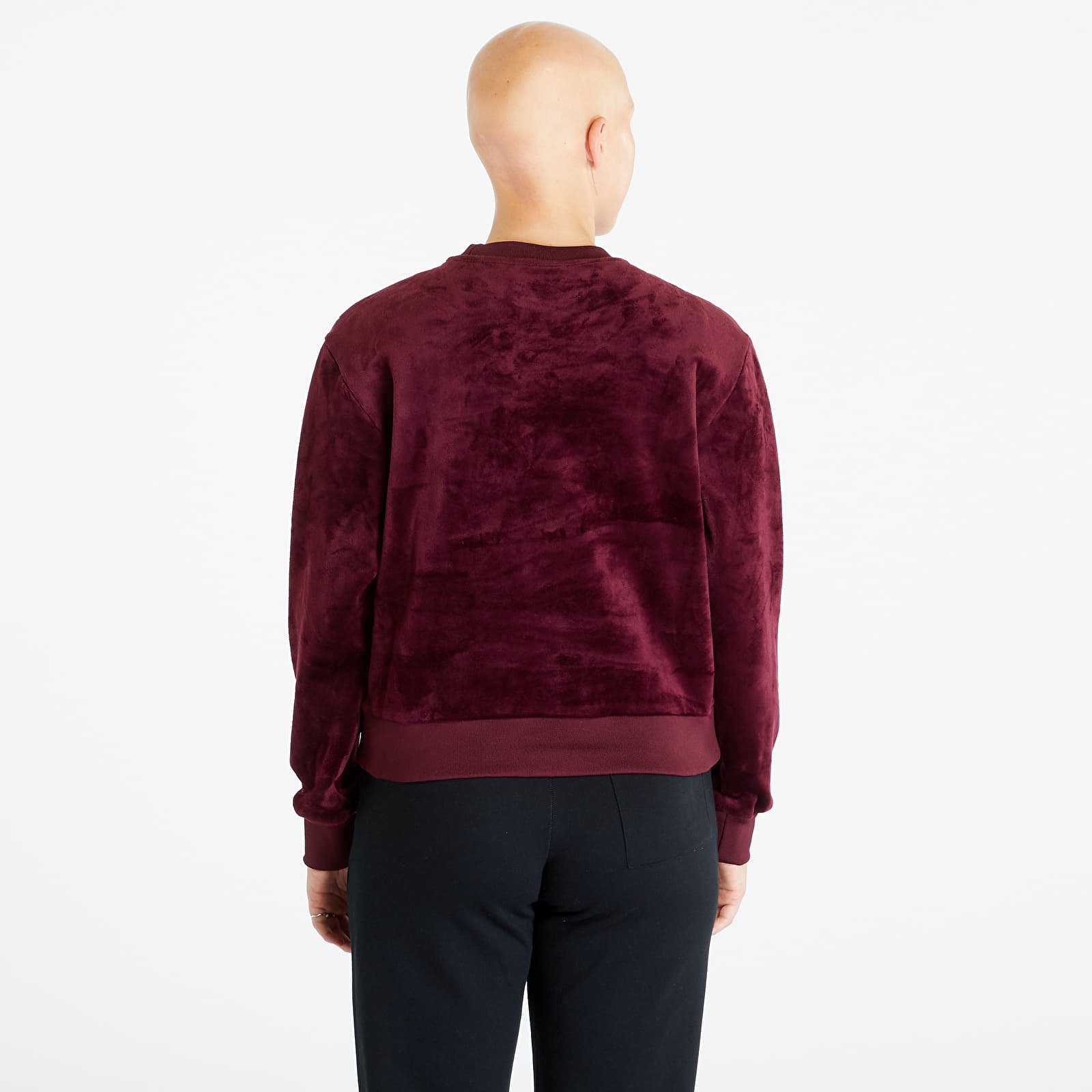Adidas velour hoodie maroon online
