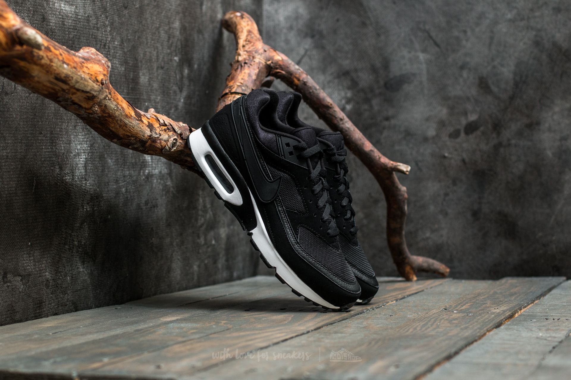 Herren Sneaker und Schuhe Nike Air Max BW Black/ Black-White