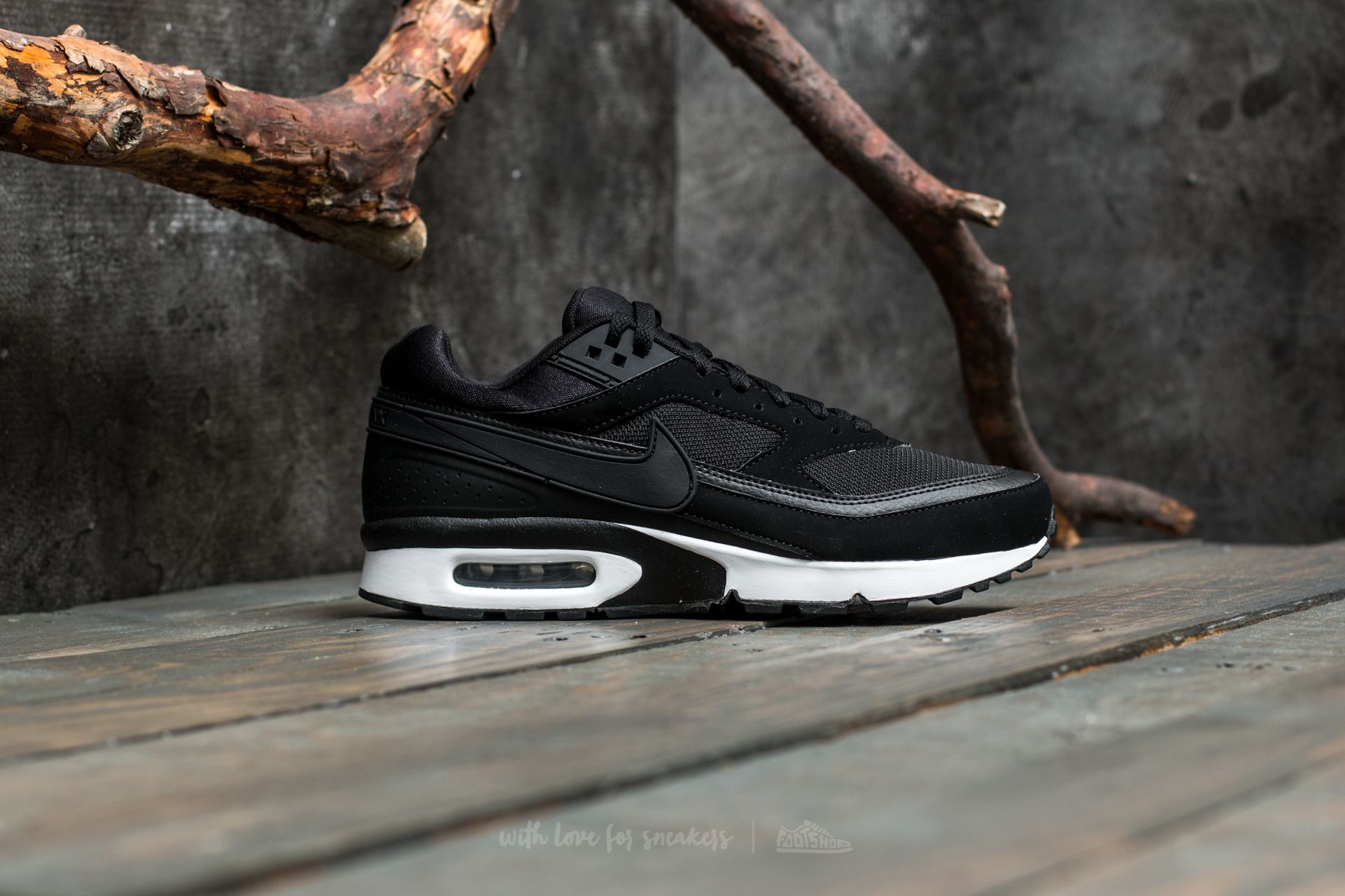 Herren Sneaker und Schuhe Nike Air Max BW Black/ Black-White