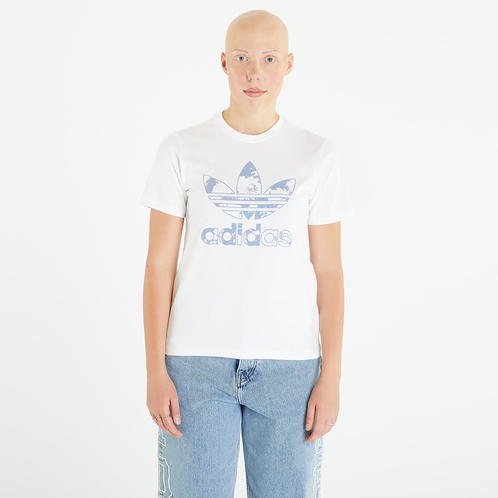 T-shirts adidas Tee White/ Ambient Sky