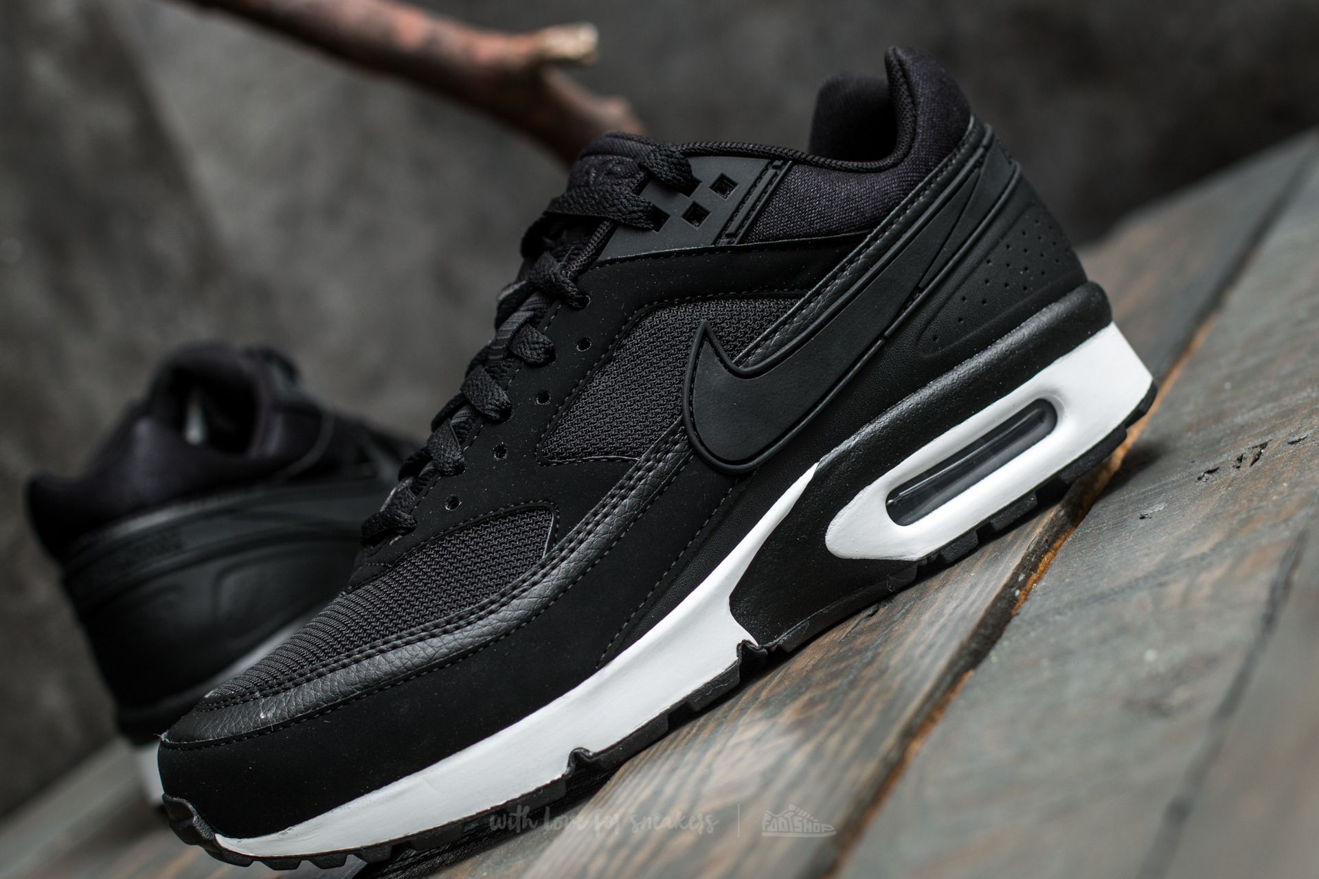Herren Sneaker und Schuhe Nike Air Max BW Black/ Black-White