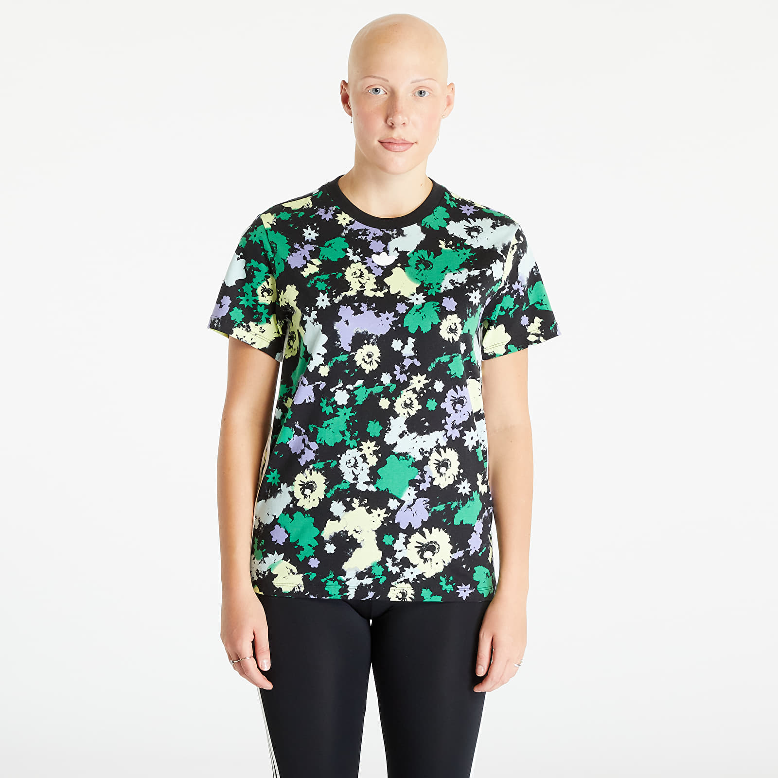 T-shirts adidas Originals Floral Loose Short Sleeve Tee Multicolor